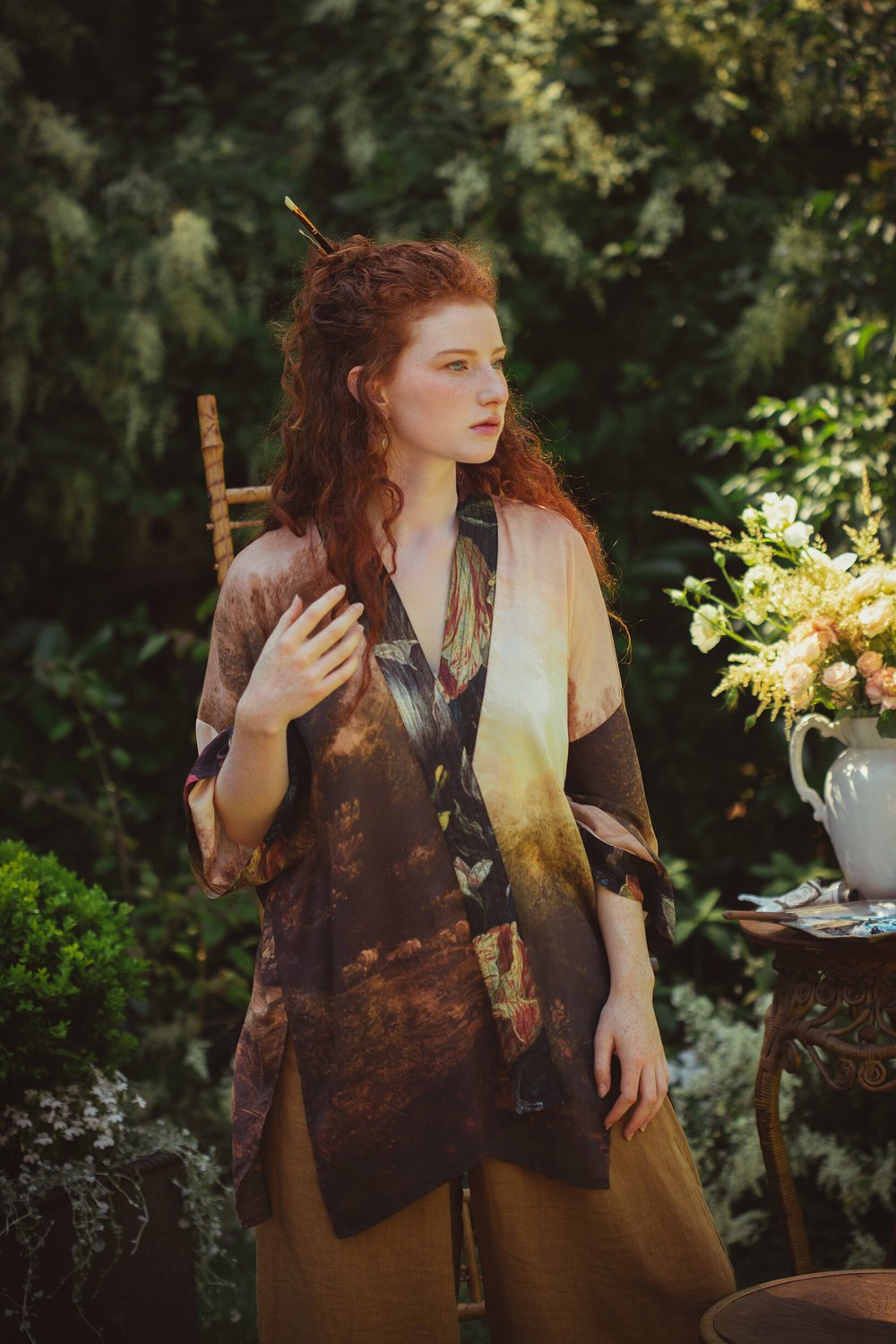 Bamboo Kimono Mid-Length