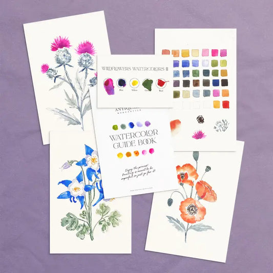 Watercolour Painting Kit - Wildflowers No. 2