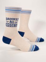 Men’s Crew Socks - Blue Q