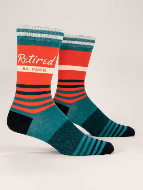 Men’s Crew Socks - Blue Q