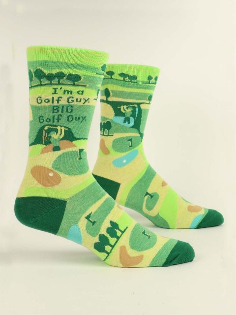 Men’s Crew Socks - Blue Q