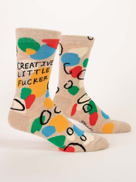 Men’s Crew Socks - Blue Q