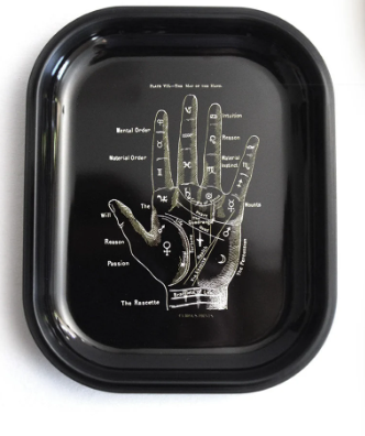 Small Metal Ritual Tray -5"x7" tray made of sturdy metal