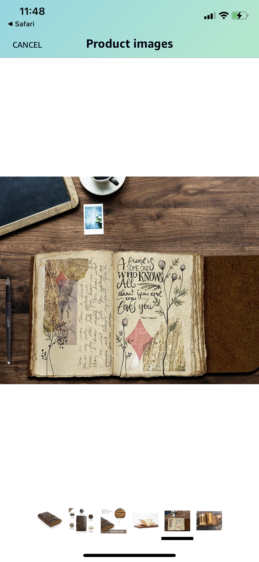 Vintage Leather Journal