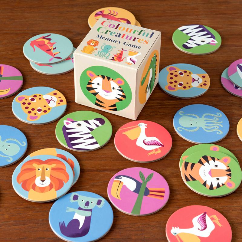 Colourful Creatures Memory Game