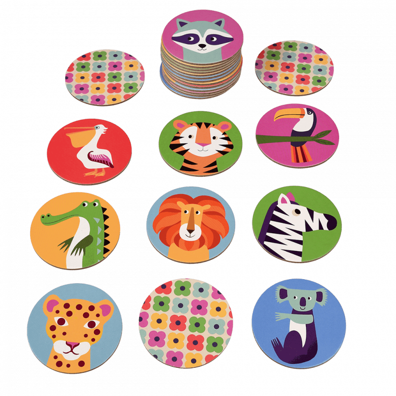 Colourful Creatures Memory Game