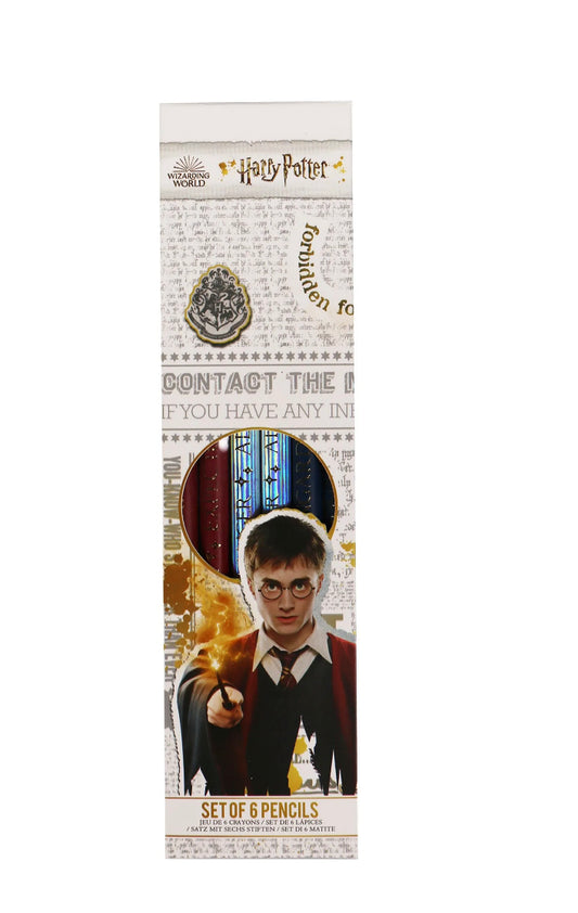 Harry Potter Wands Set of 6 Pencils