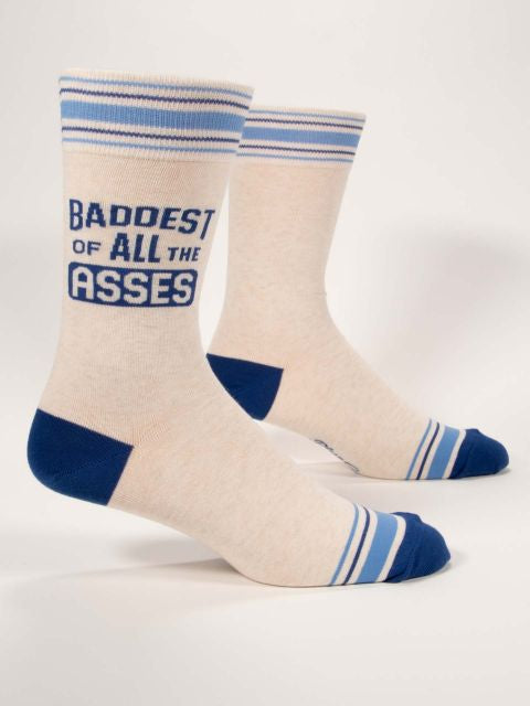 Men’s Crew Socks - Blue Q