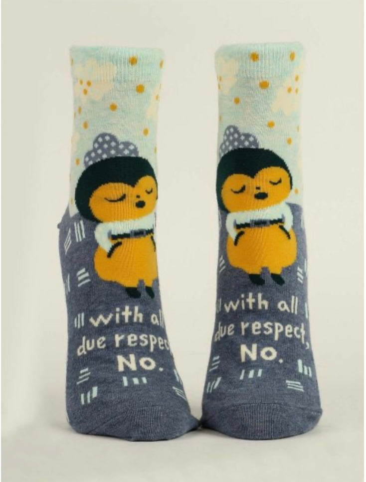 Women’s Ankle Socks - Blue Q