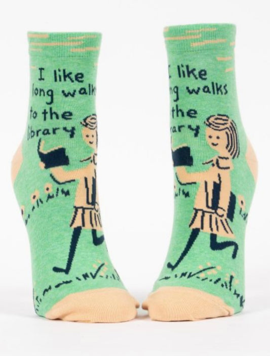 Women’s Ankle Socks - Blue Q