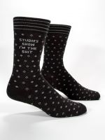 Men’s Crew Socks - Blue Q