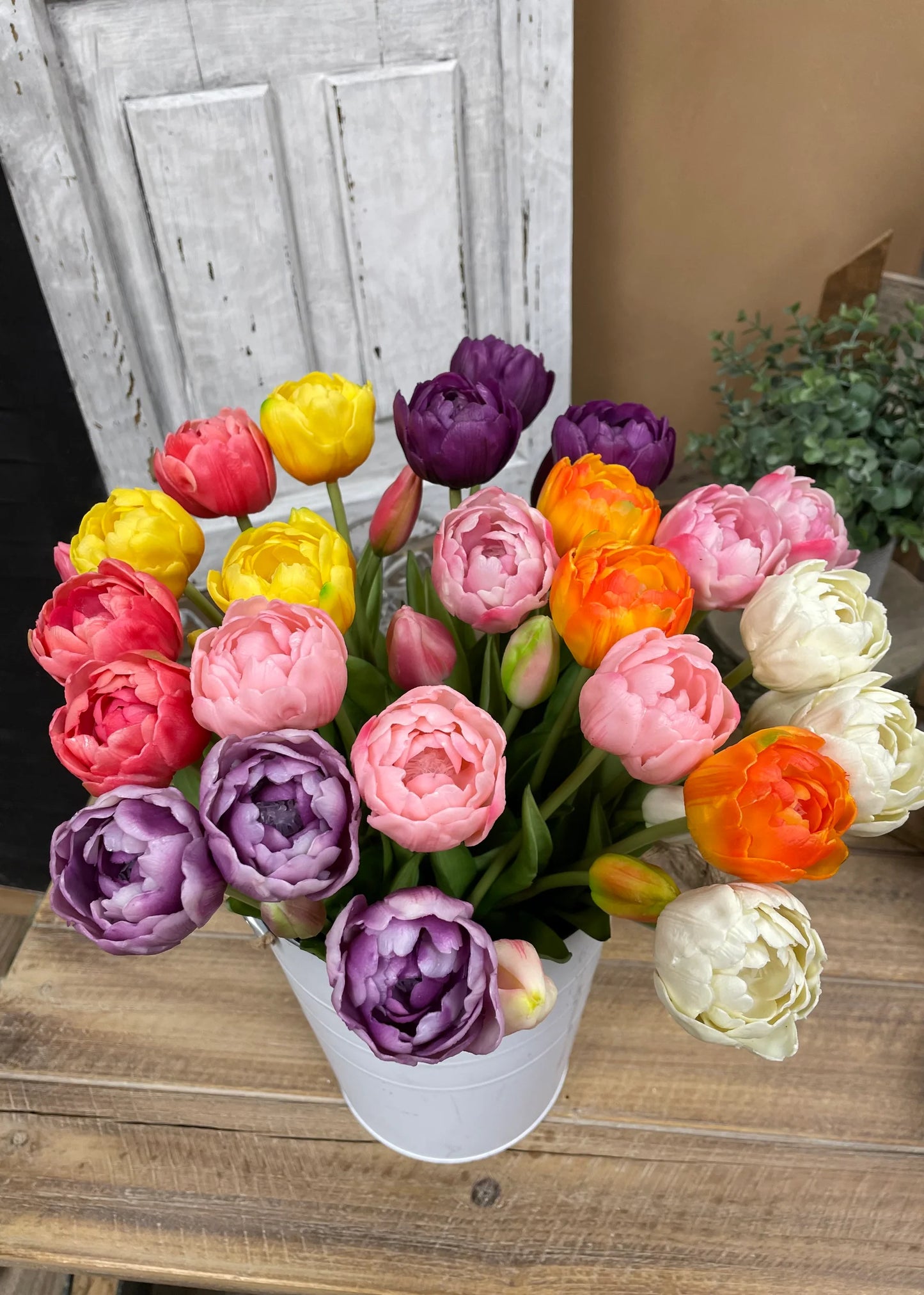 15" FRESH TOUCH AVANT GARDE PEONY TULIP BUNDLE