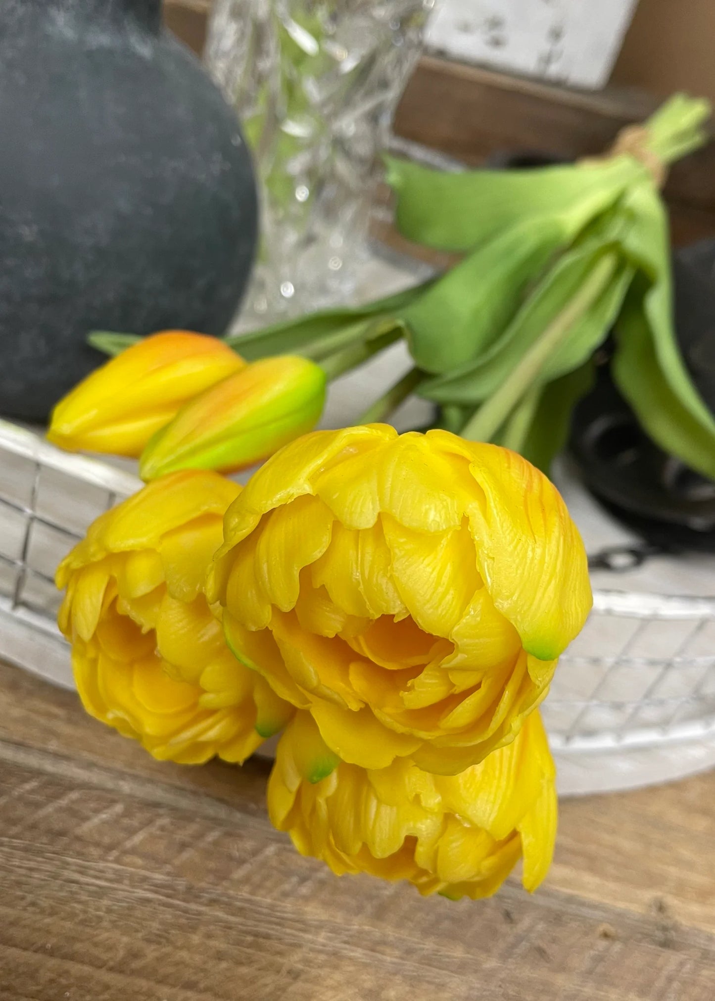 15" FRESH TOUCH AVANT GARDE PEONY TULIP BUNDLE