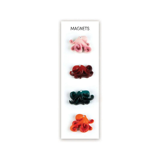 Colorful Octopus Magnets Set of 4
