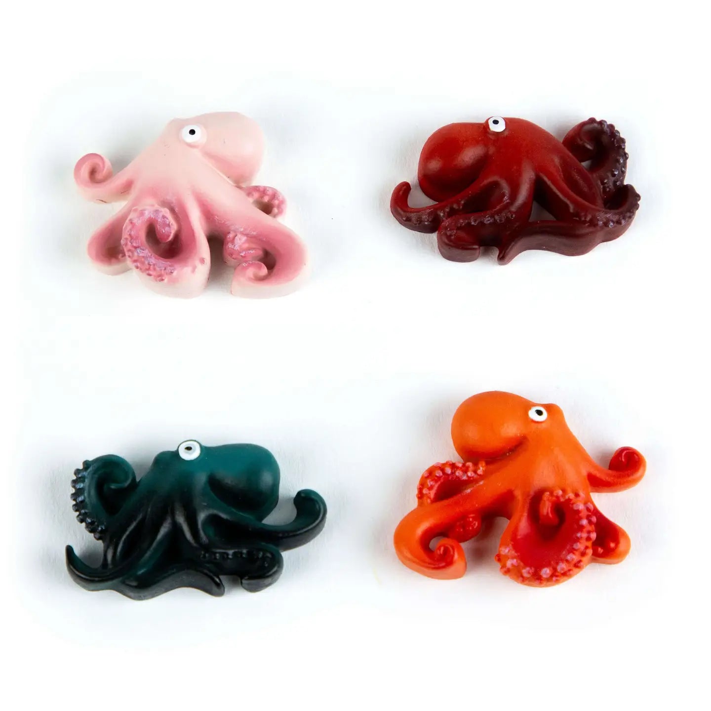 Colorful Octopus Magnets Set of 4