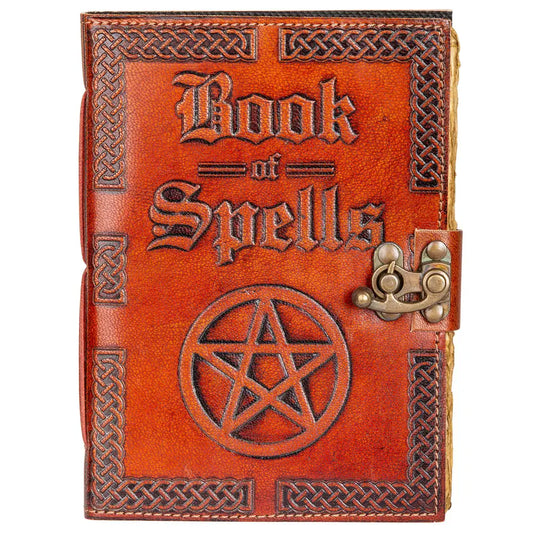 Book of Spells Leather Journal