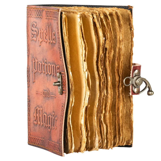 Spells, Potion, and Magic Leather Journal