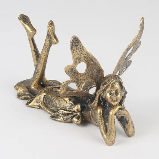 Gold Fairy Figurine