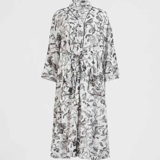 Fable Tree of Life Monochrome - Long Kimono - One Size