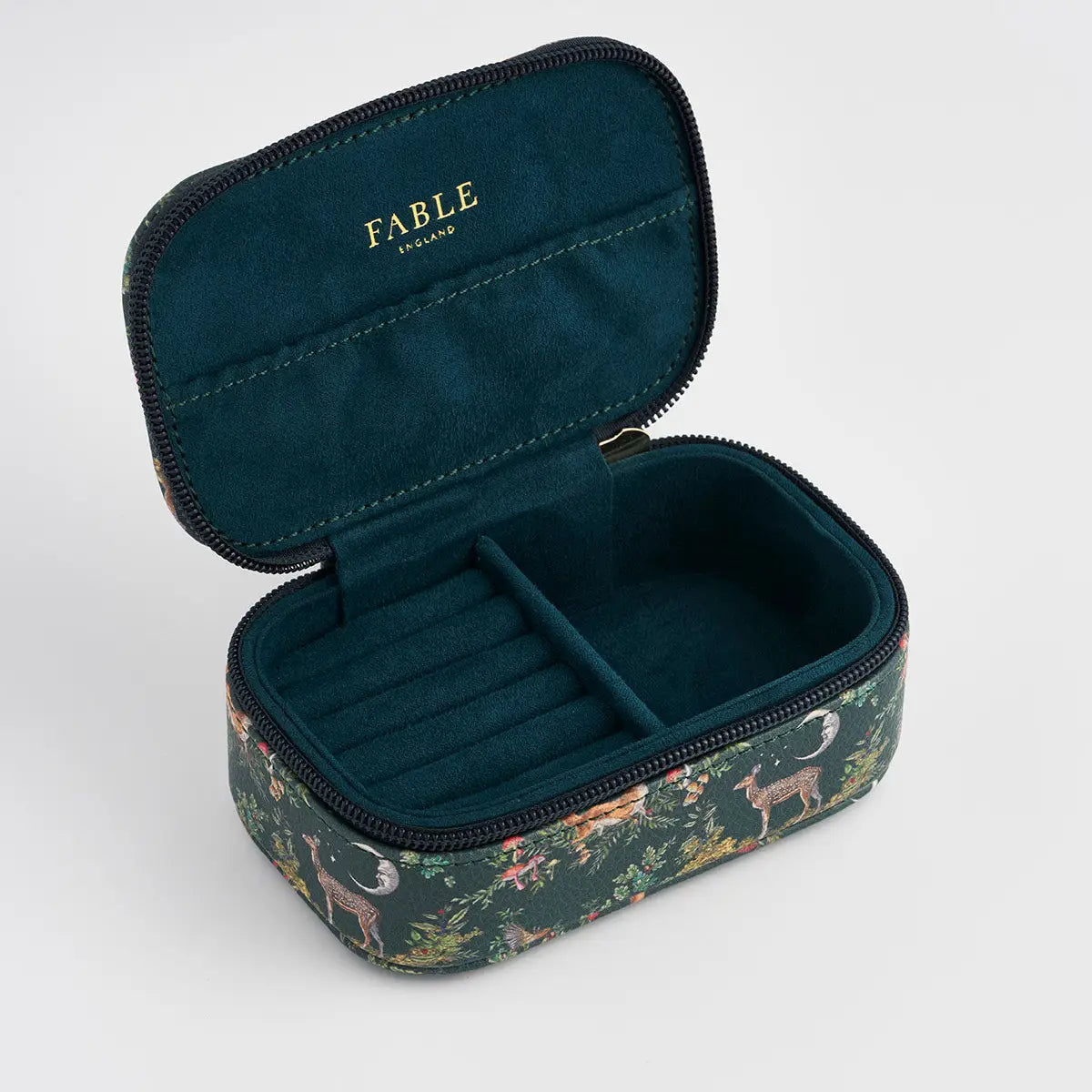Into the Woods Small Green Fable Jewellery Box