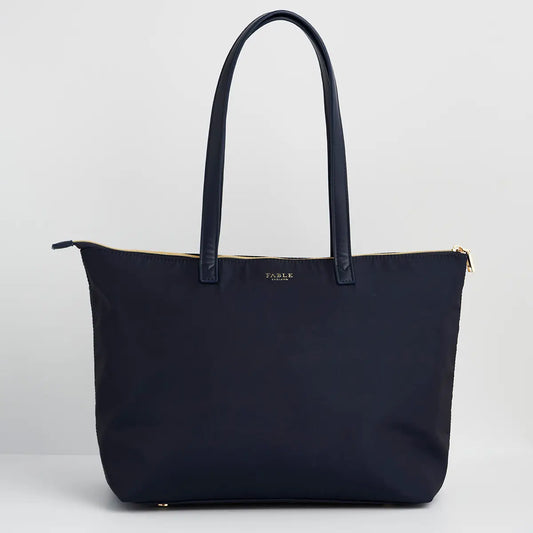 Passion Flower Navy Grab Tote