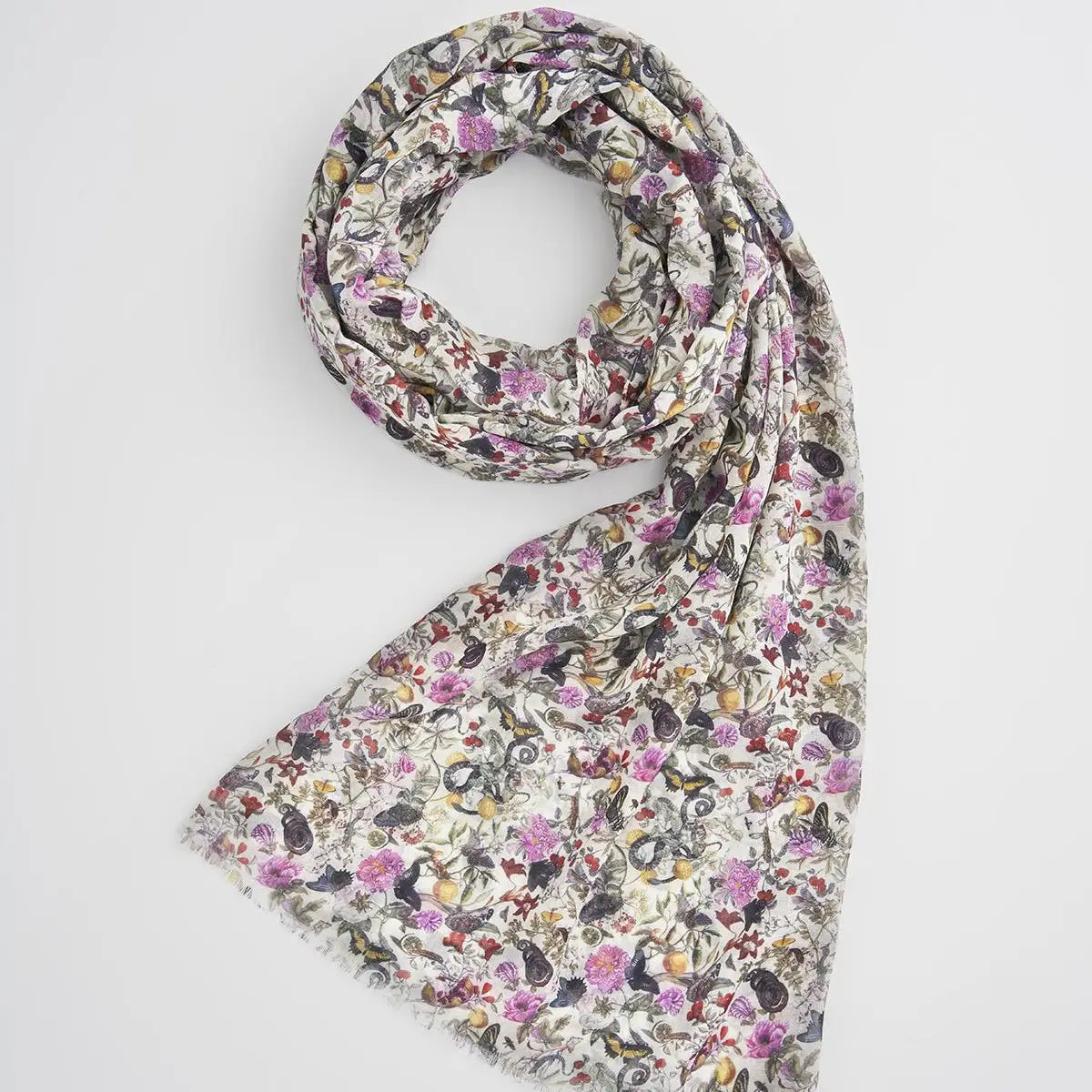 Fable Floral Engravings Lightweight Scarf