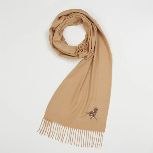 Fable Embroidered Cozy Scarf