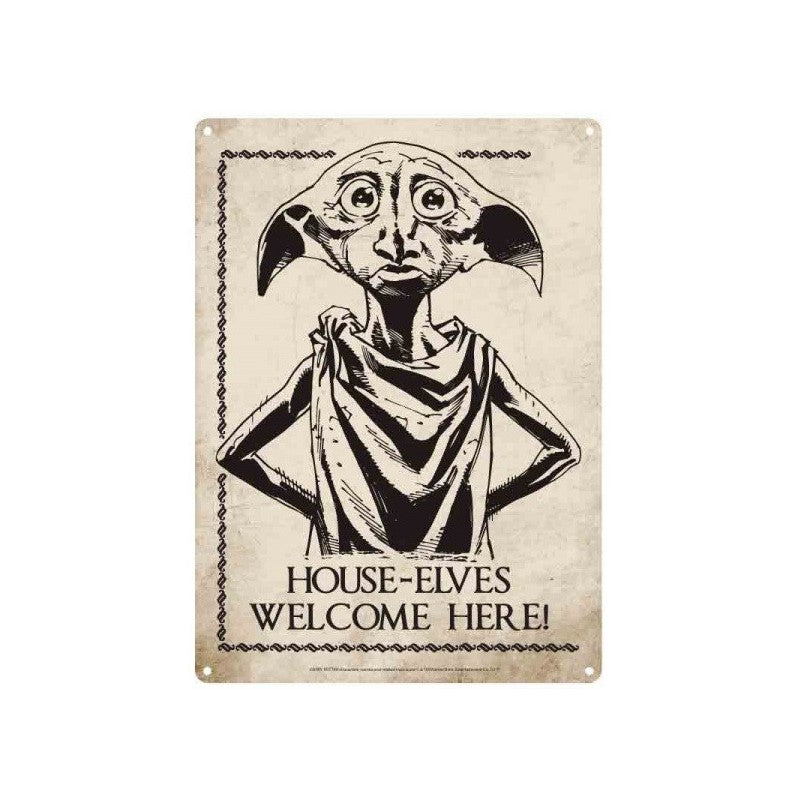 Harry Potter Tin Sign - Dobby