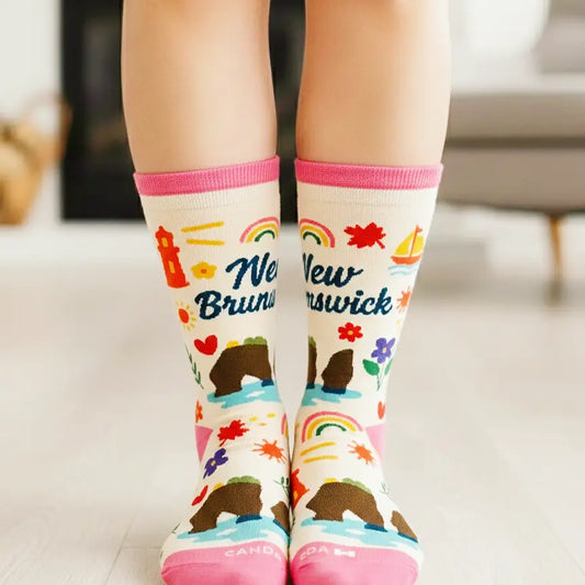 New Brunswick Canada Crew Socks