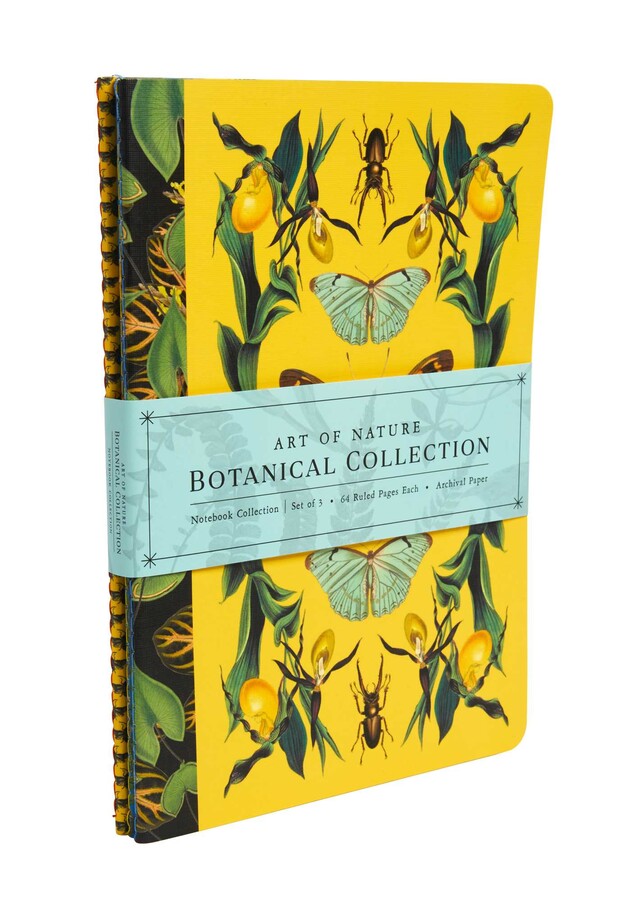 Art of Nature: Botanical Sewn Notebook Collection Set of 3
