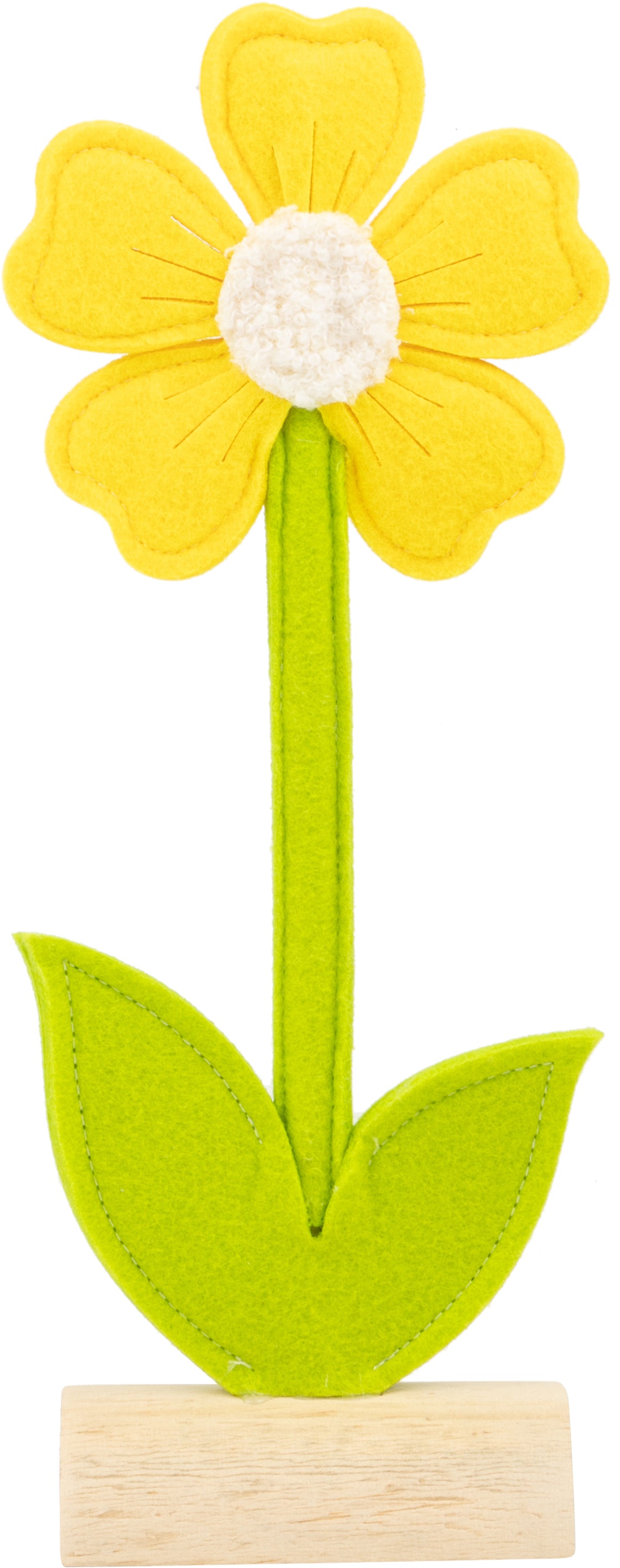 Yellow Felt Daisy