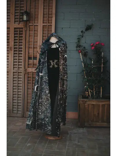 Black Stars & Moon Celestial Cloak