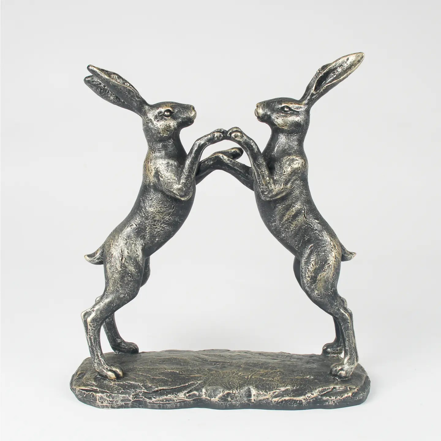 Boxing Hares Figurine