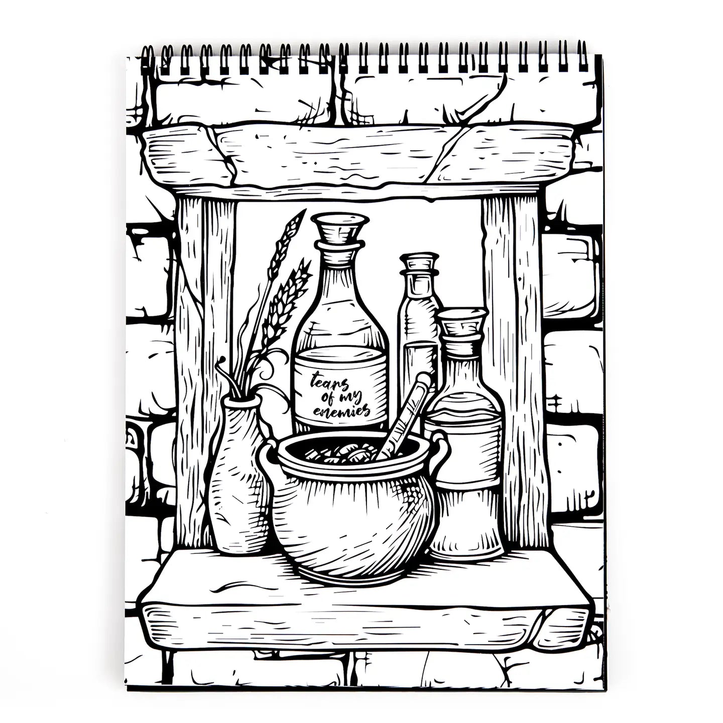 Waiting For the Night Colouring Book