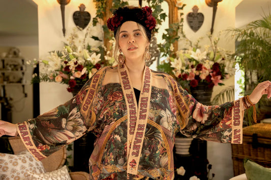 Courage Dear Heart Pixie Cropped Duster By Market Of Stars