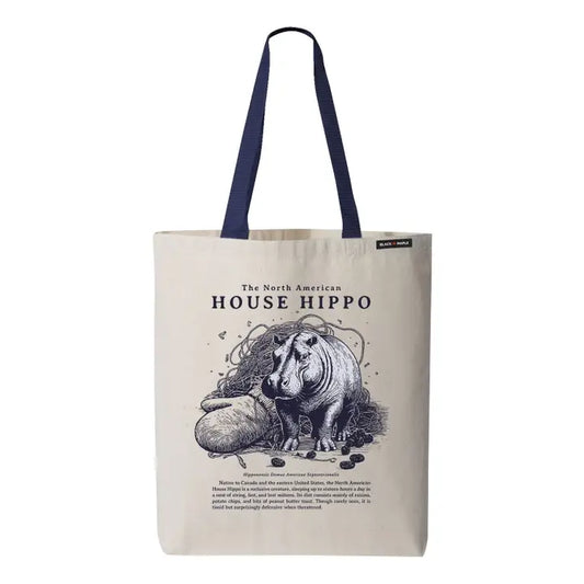 North American House Hippo Tote Bag