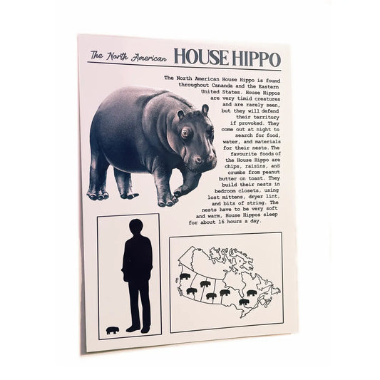 House Hippo Print