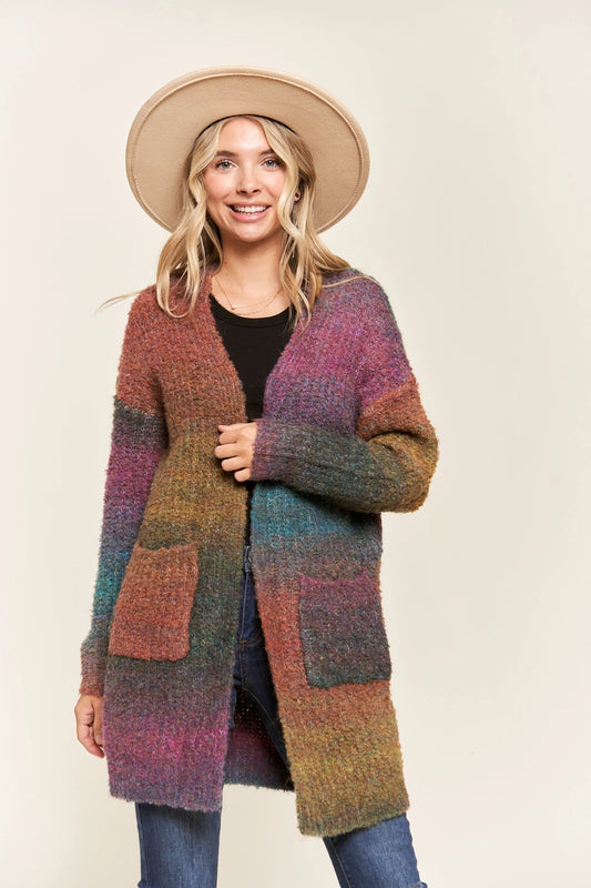 Ombre Sweater Cardigan