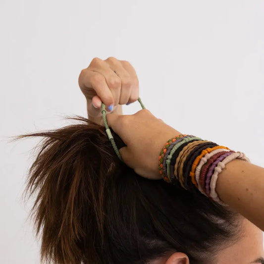 Twists & Braids Stackable Hair Tie Bracelet Set