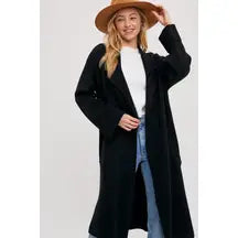 Effortless Knitted Trench Coat