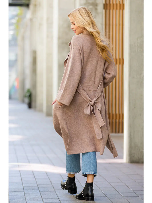 Effortless Knitted Trench Coat