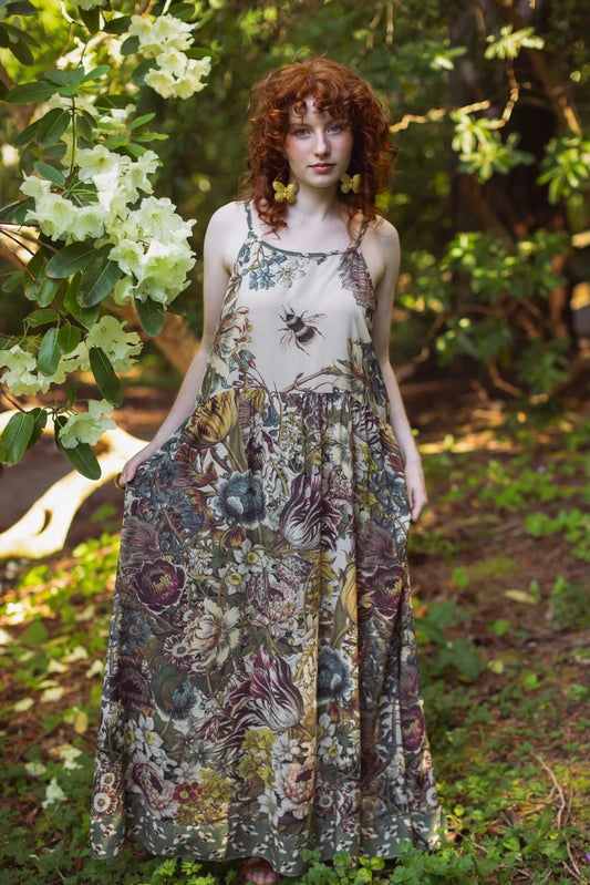 “Love Grows Wild” Bohemian Long Maxi Slip Dress By Market Of Stars