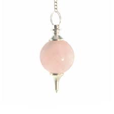 Rose Quartz Ball Pendulum