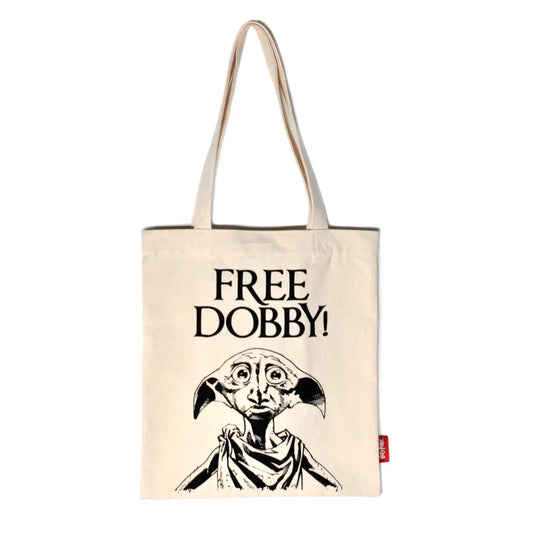 Harry Potter Cotton Tote Bag - Free Dobby