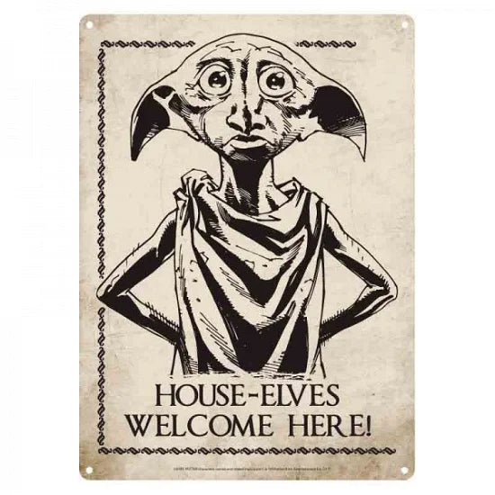 Harry Potter Street Sign – Dobby - House Elves Welcome Here