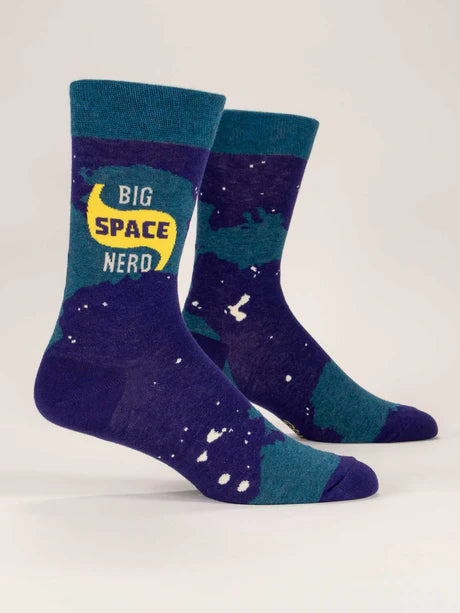 Men’s Crew Socks - Blue Q