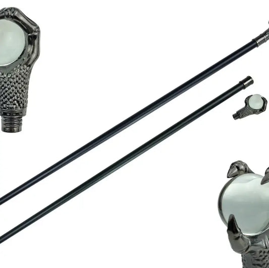 37″ Dragon Claw Waling Cane with Zinc Handle