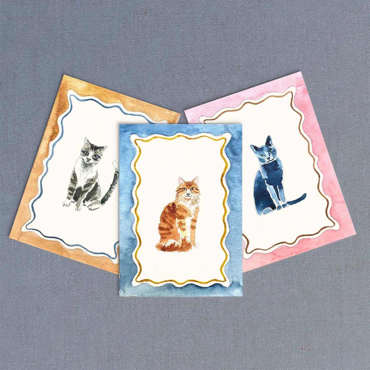 Mini Watercolour Painting Kit- Cats