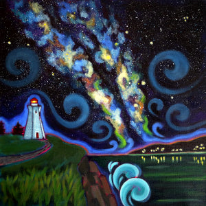 Fundy Cosmos 5x5 Note Card