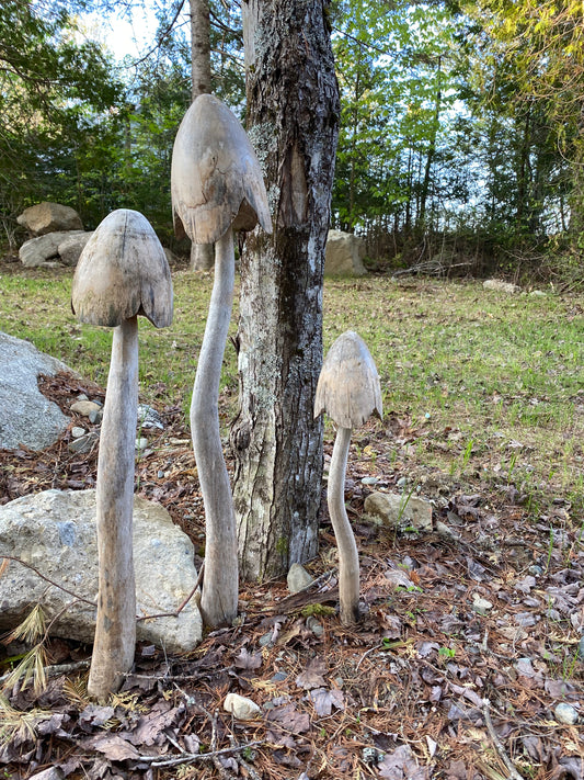 Mushroom Garden Stake